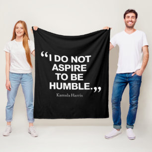 Manta Polar No aspiro a ser humilde cita Kamala Harris