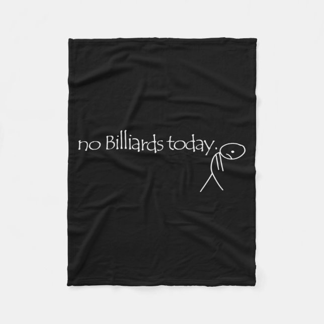 Manta Polar No Billiards Today Fun Billiards Funny Ol Billiard (Anverso)