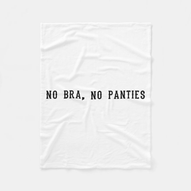 Manta Polar No Bra No Panties Funny Adult Womens  (Anverso)