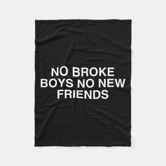 Manta Polar No Broke Boys No New Friends Funny Techno Edm Fest (Anverso)