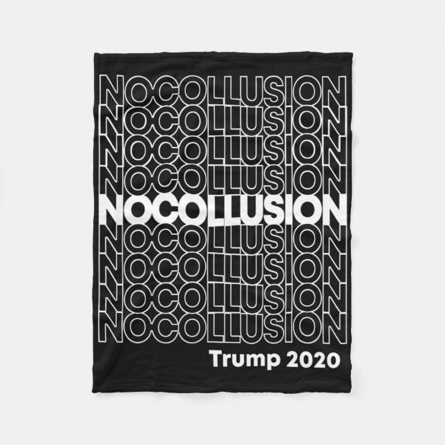 Manta Polar No Colusión Trump  (Anverso)