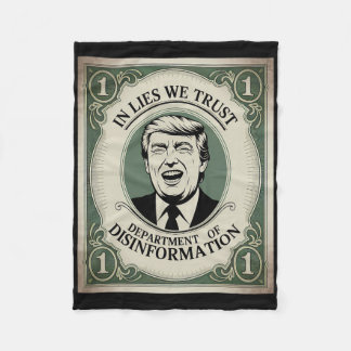 Manta Polar “no confíes en Nadie” - Parodia del Billete de Tru