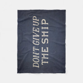 Manta Polar No dé para arriba la nave