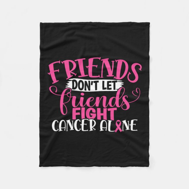 Manta Polar No dejen que los amigos luchen solos contra el cán (Anverso)