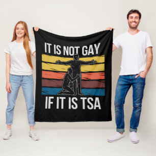 Manta Polar No Es Gay Si Es Seguridad De TSA Orgullo LGBTQ
