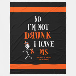 Manta Polar No estoy borracho Tengo EM