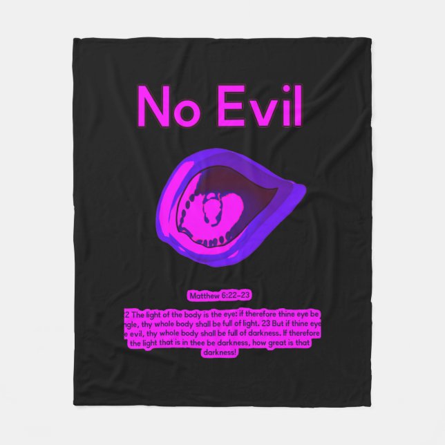 Manta Polar No Evil - City Jamz - Fleece Blanket (Anverso)