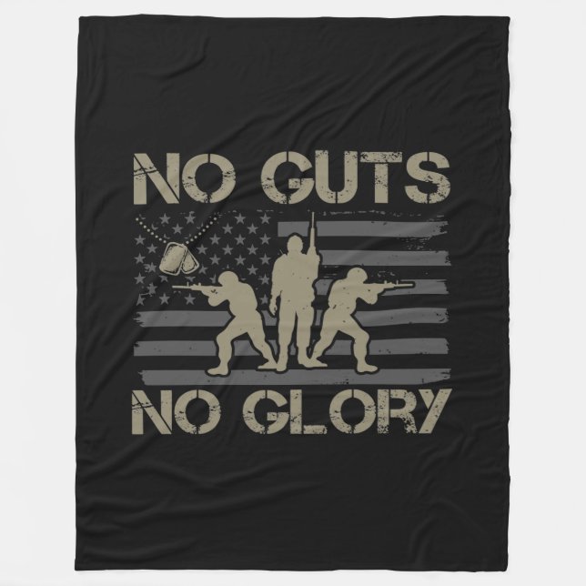 Manta Polar No Guts No Glory (Anverso)
