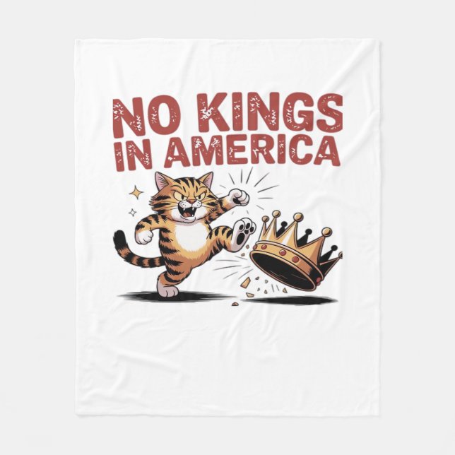 Manta Polar No Kings In America Classic Aesthetic Design (Anverso)