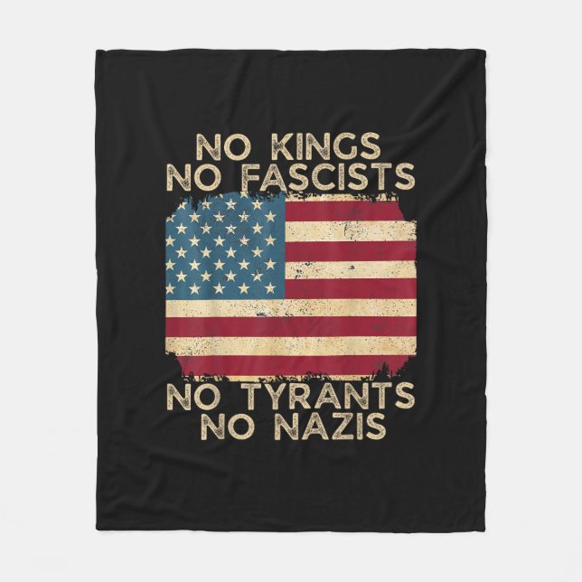 Manta Polar No Kings In America No Fascists We The People Poli (Anverso)