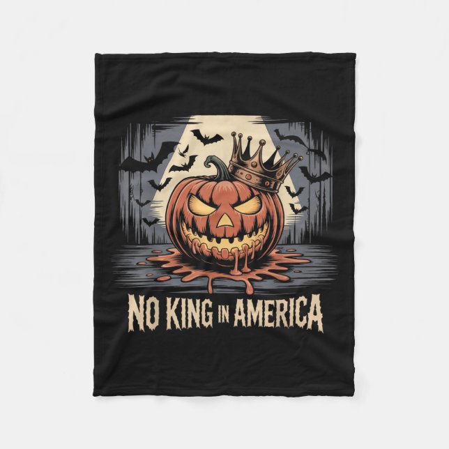 Manta Polar No Kings In America Since 1776 Distressed Usa Flag (Anverso)