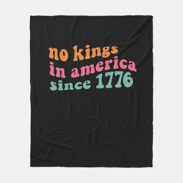 Manta Polar No Kings In America Since 1776 Freedom Classic (Anverso)
