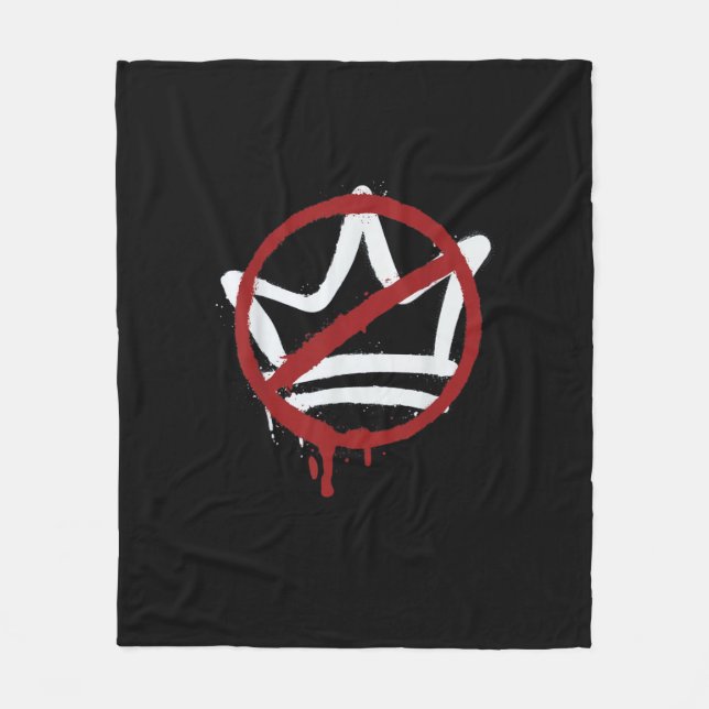 Manta Polar No Kings In America Since 1776 Minimal Clean (Anverso)