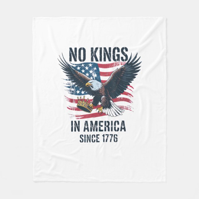 Manta Polar No Kings In America Since 1776 Minimal Clean (Anverso)
