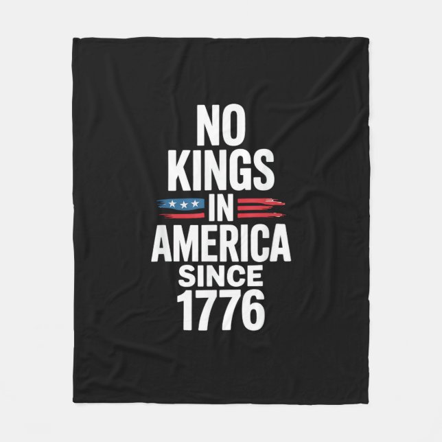 Manta Polar No Kings In America Since 1776 Minimal Clean (Anverso)