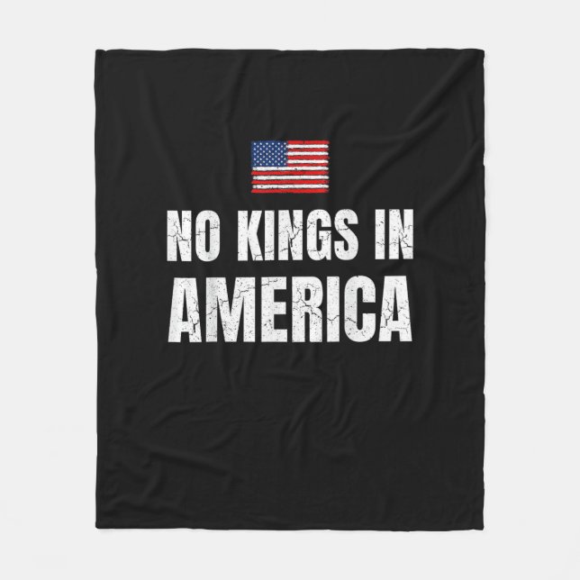 Manta Polar No Kings In America United States Independence Fre (Anverso)