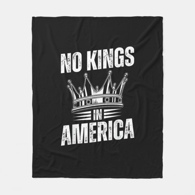 Manta Polar No Kings In America United States Independence Vin (Anverso)