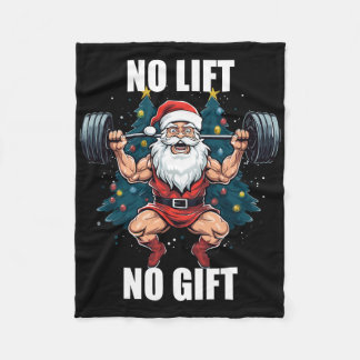 Manta Polar No Levantar No Regalo Santa Claus Navidad Gimnasio