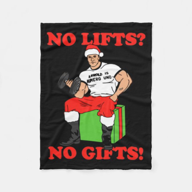 Manta Polar No Lifts No Arnold Schwarzenegger Christma  (Anverso)