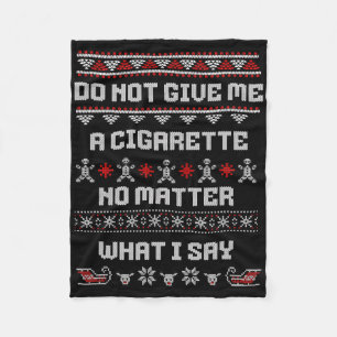 Manta Polar No me des un cigarrillo no me importa lo que diga