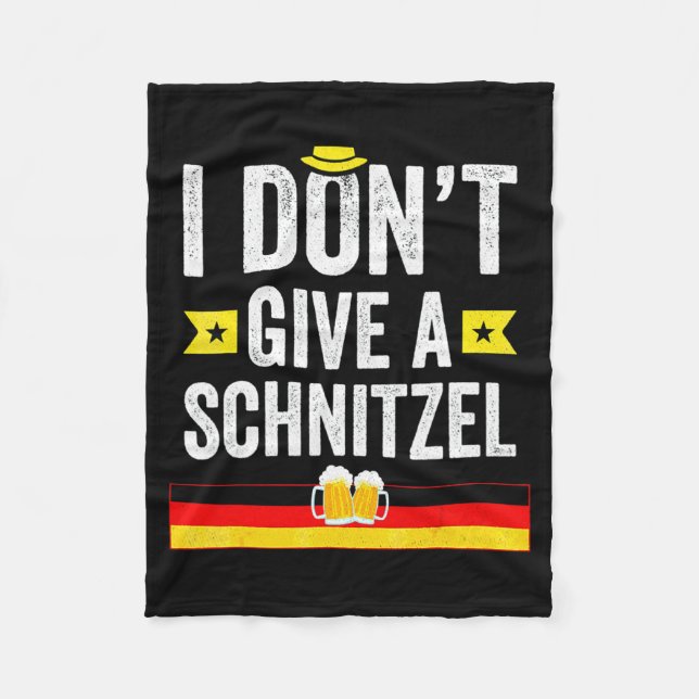 Manta Polar No me importa un schnitzel alemán (Anverso)