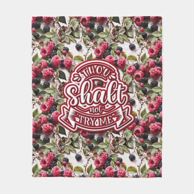 Manta Polar No Me Intentarás Divertido (Anverso)