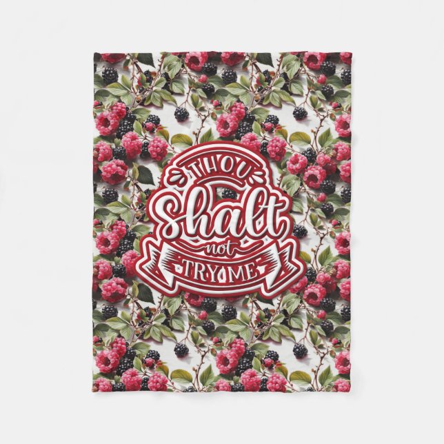 Manta Polar No Me Intentarás Divertido (Anverso)