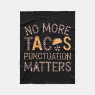 Manta Polar No more Tacos Punctuation S Pegatina6