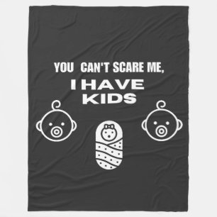 Manta Polar No puedes asustarme, tengo hijos