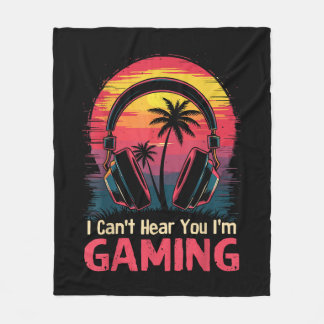 Manta Polar No puedo oírte Estoy jugando videojuegos Divertido