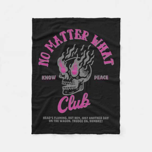 Manta Polar No qué Pegatina de club (Anverso)