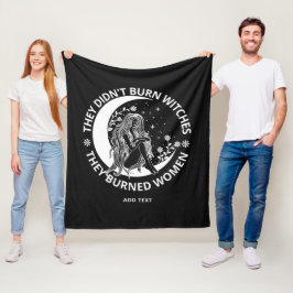 Manta Polar No quemaron brujas quemadas Derechos de la mujer E