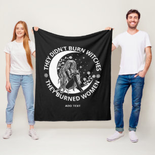Manta Polar No quemaron brujas quemadas Derechos de la mujer E