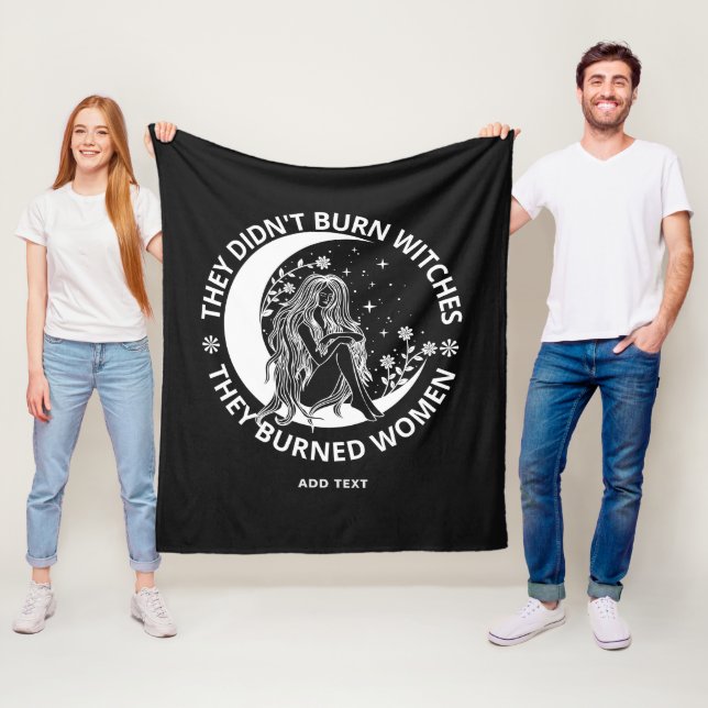 Manta Polar No quemaron brujas quemadas Derechos de la mujer E (In situ)