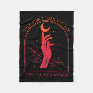 Manta Polar No quemaron brujas, quemaron brujas a mujeres