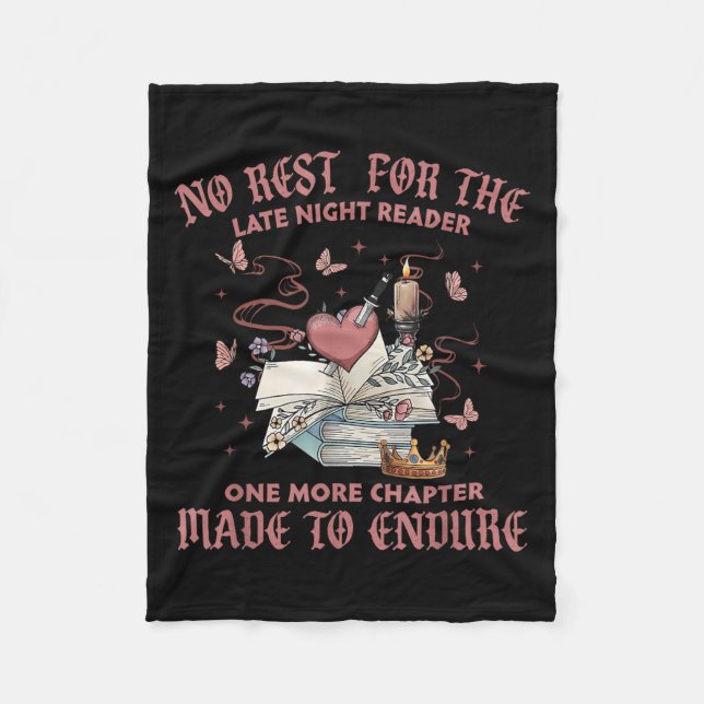 Manta Polar No-rest For The Late Night Reader One More Chapter (Anverso)