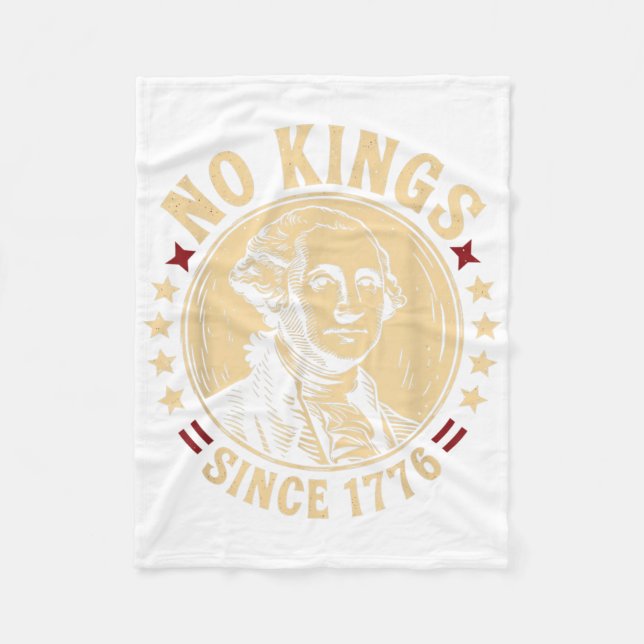 Manta Polar No Reyes En Estados Unidos 1776 Salven La Democrac (Anverso)