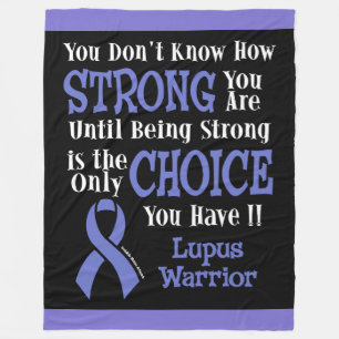 Manta Polar No sabes lo fuerte que es... Lupus
