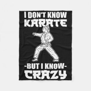 Manta Polar No sé Karate pero conozco al luchador de Karate lo