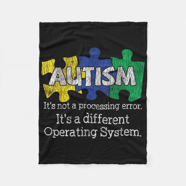 Manta Polar No Se Trata De Un Error De Procesamiento Autismo A (Anverso)