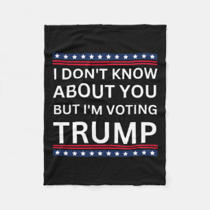 Manta Polar No sé ustedes, pero estoy votando a Trump 2024 El