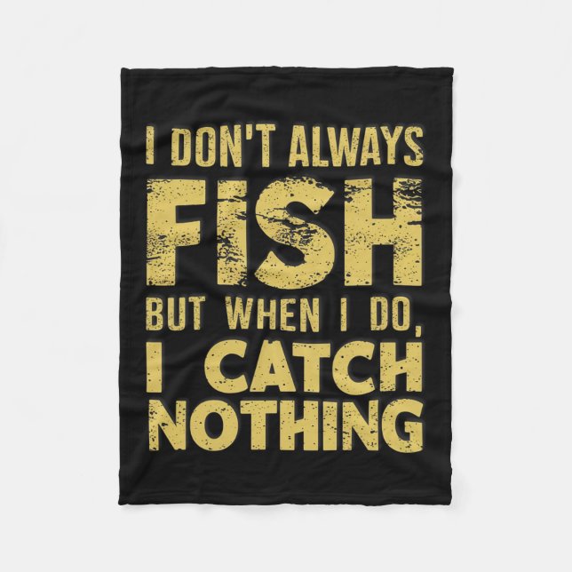 Manta Polar No Siempre Pescado Cuando No Capto Nada Funn (Anverso)