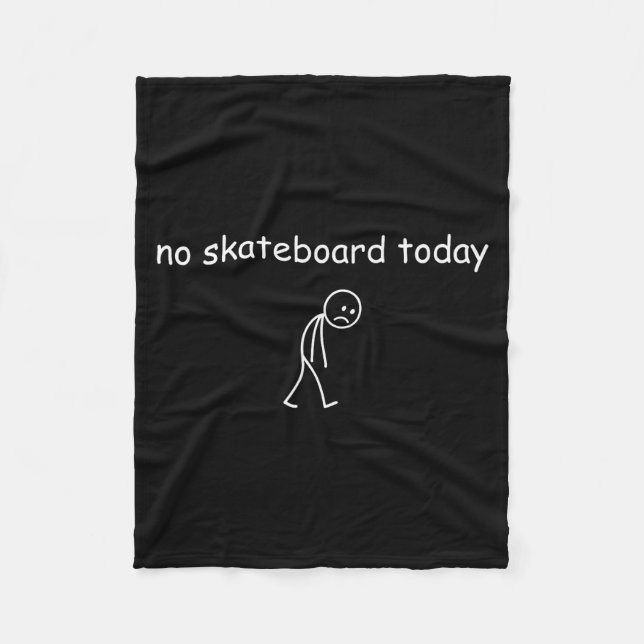 Manta Polar No Skateboarding Today, Sad Skater For Skateboardi (Anverso)