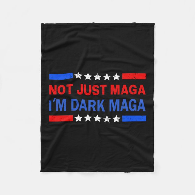 Manta Polar No solo estoy oscuro en las elecciones de Trump 20 (Anverso)