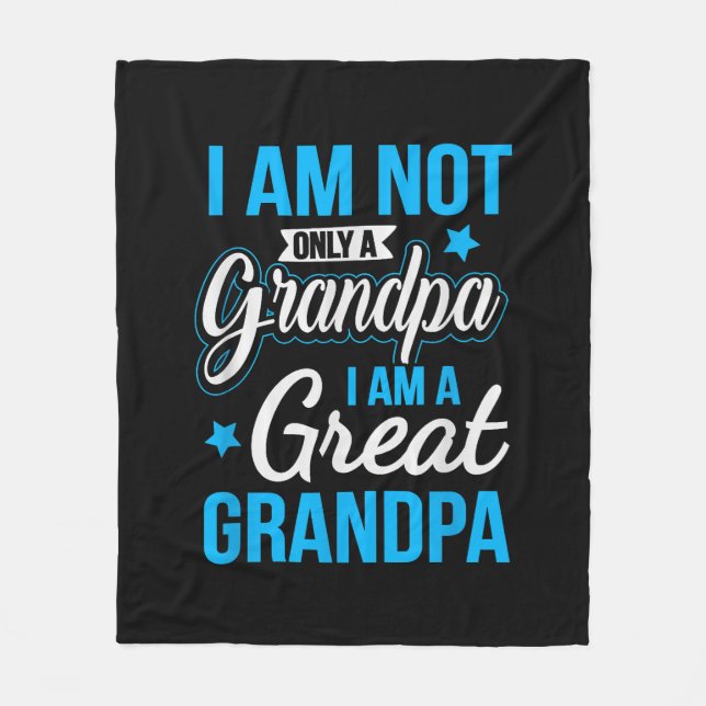 Manta Polar No Sólo Un Abuelo, Soy Un Gran Abuelo (Anverso)