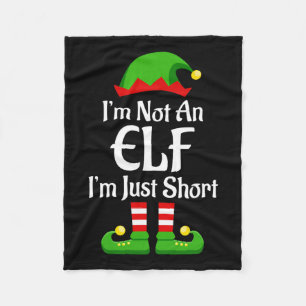 Manta Polar No Soy Un Elfo Familia Navidad Pjs Hombres Mujeres