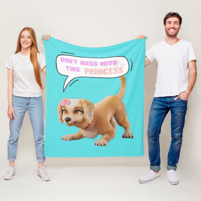 Manta Polar No te metas con esta princesa (In situ)