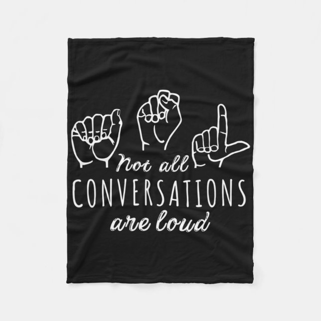 Manta Polar No todas las conversaciones son fuertes Lenguaje d (Anverso)