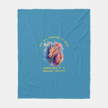 No todo el tesoro es oro Dragon Cudelas Blanket