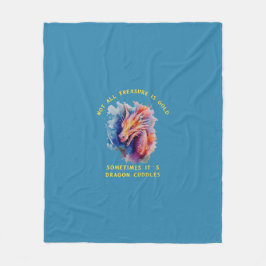 Manta Polar No todo el tesoro es oro Dragon Cudelas Blanket